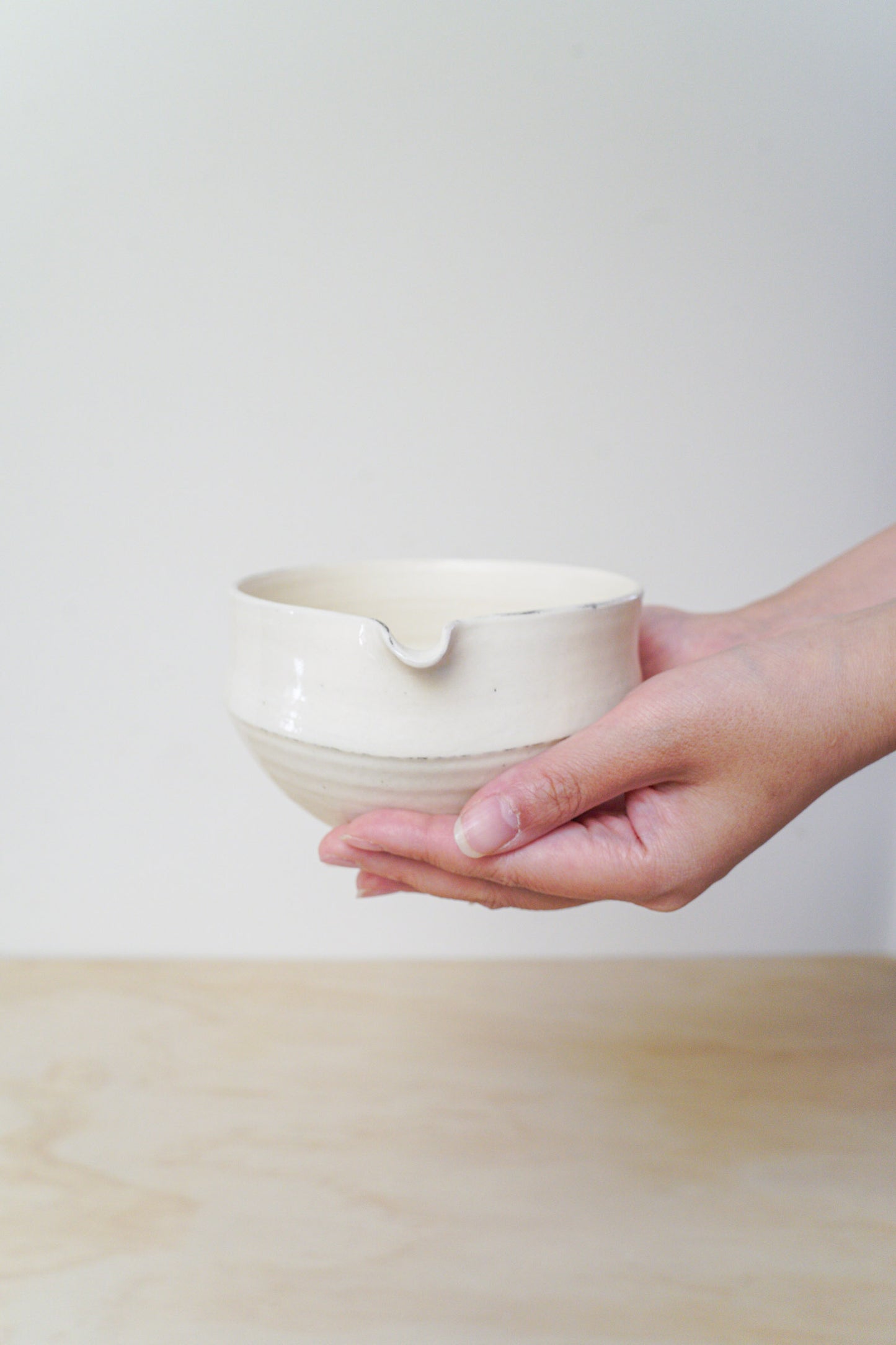 Handcrafted Tea Cup | 450mL | Pure Snow Matcha Bowl