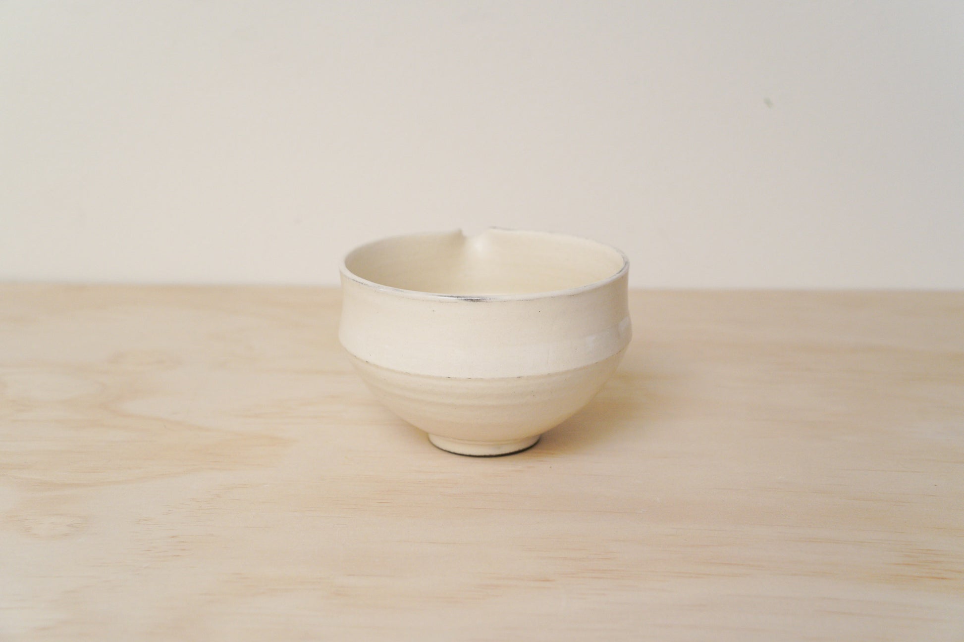 Handcrafted Tea Cup | 450mL | Pure Snow Matcha Bowl