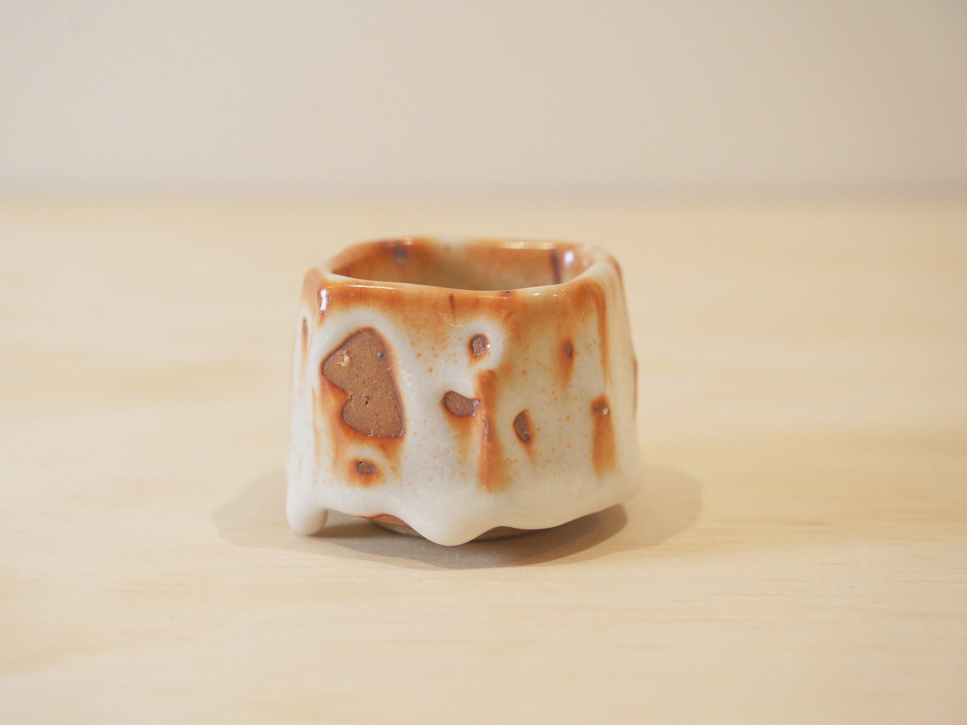 Handcrafted Tea Cup | 70mL | Fall | Shino Tea Cup