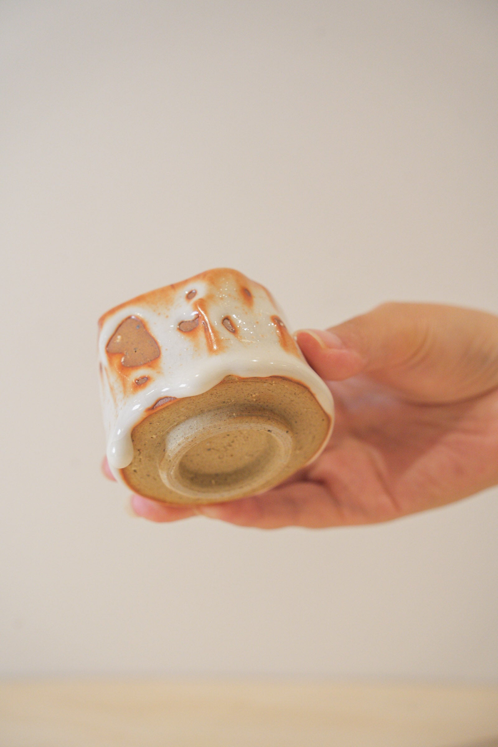 Handcrafted Tea Cup | 70mL | Fall | Shino Tea Cup
