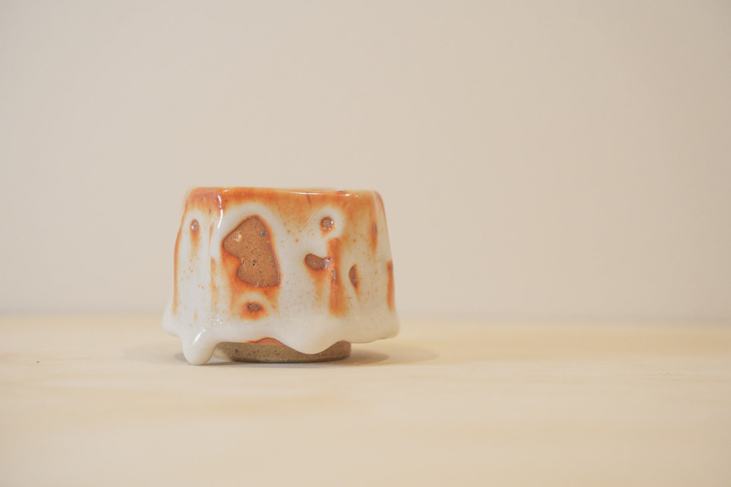Handcrafted Tea Cup | 70mL | Fall | Shino Tea Cup