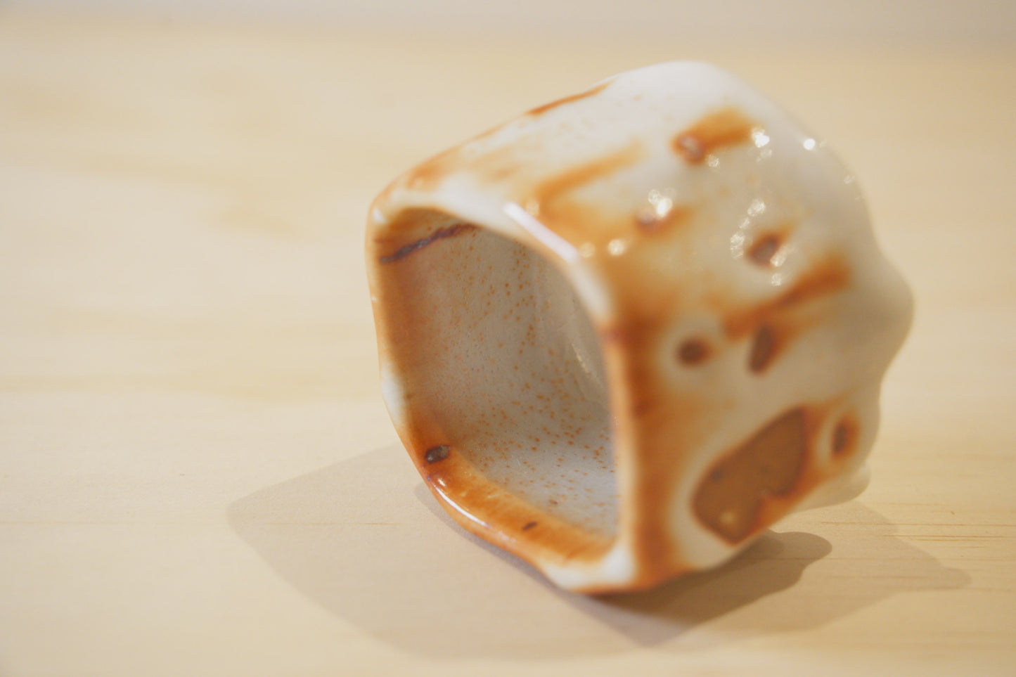 Handcrafted Tea Cup | 70mL | Fall | Shino Tea Cup