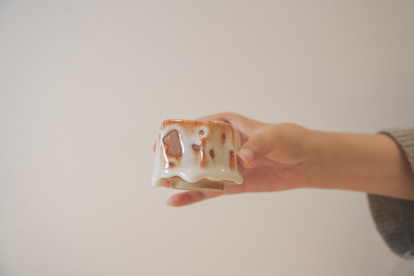Handcrafted Tea Cup | 70mL | Fall | Shino Tea Cup