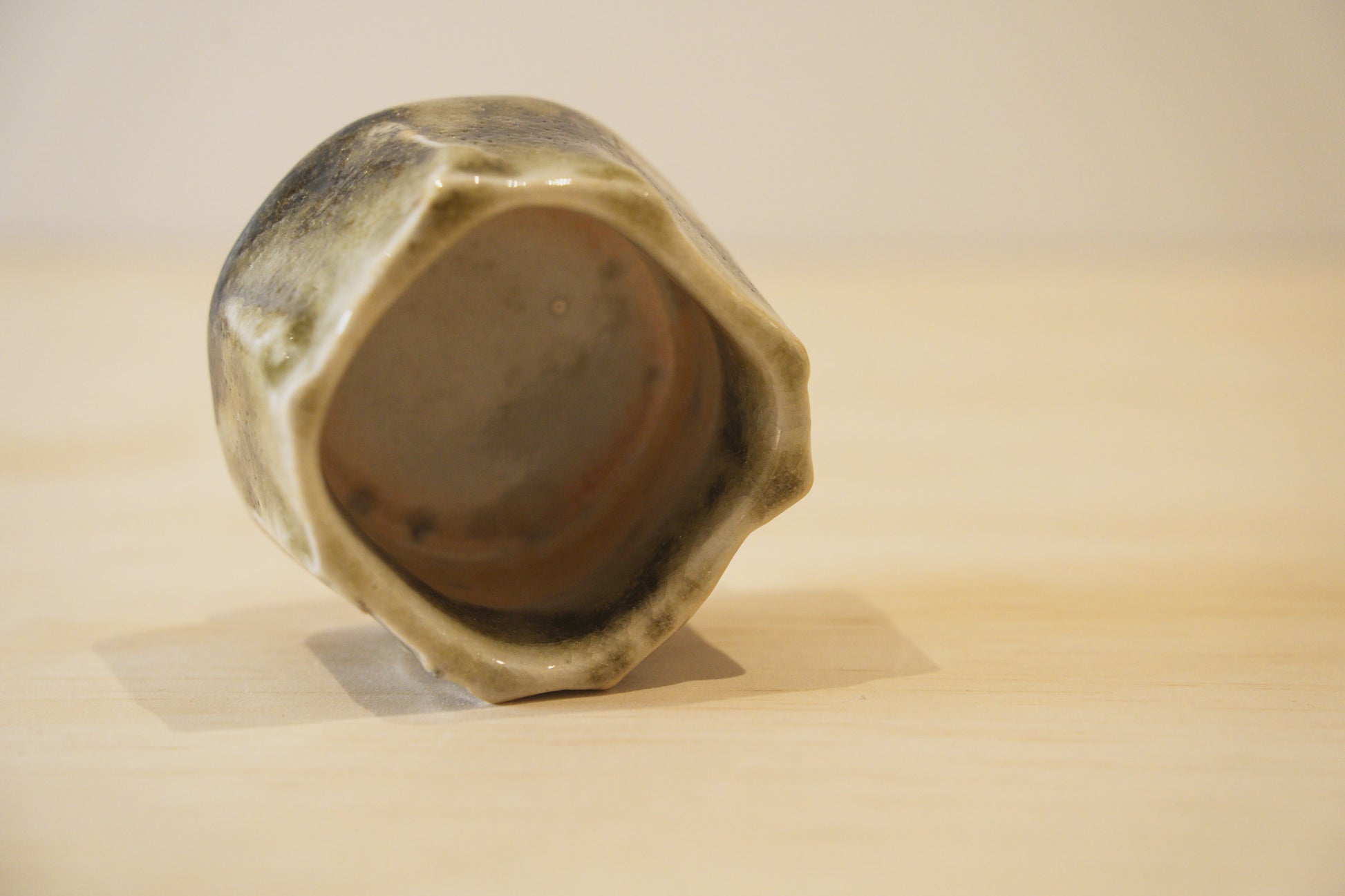 Handcrafted Tea Cup | 70mL | Mountain Moss | Shino Tea Cup