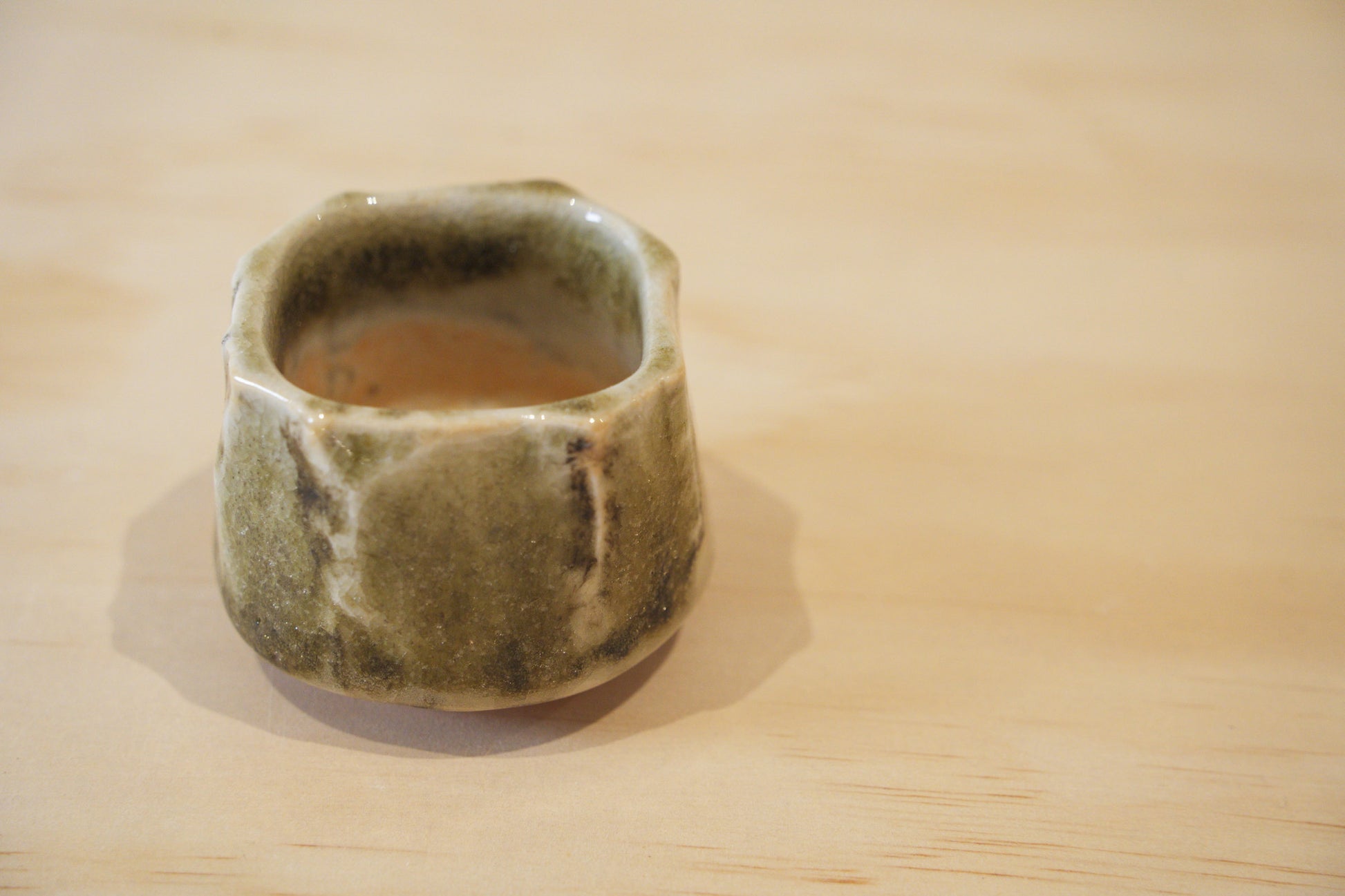 Handcrafted Tea Cup | 70mL | Mountain Moss | Shino Tea Cup