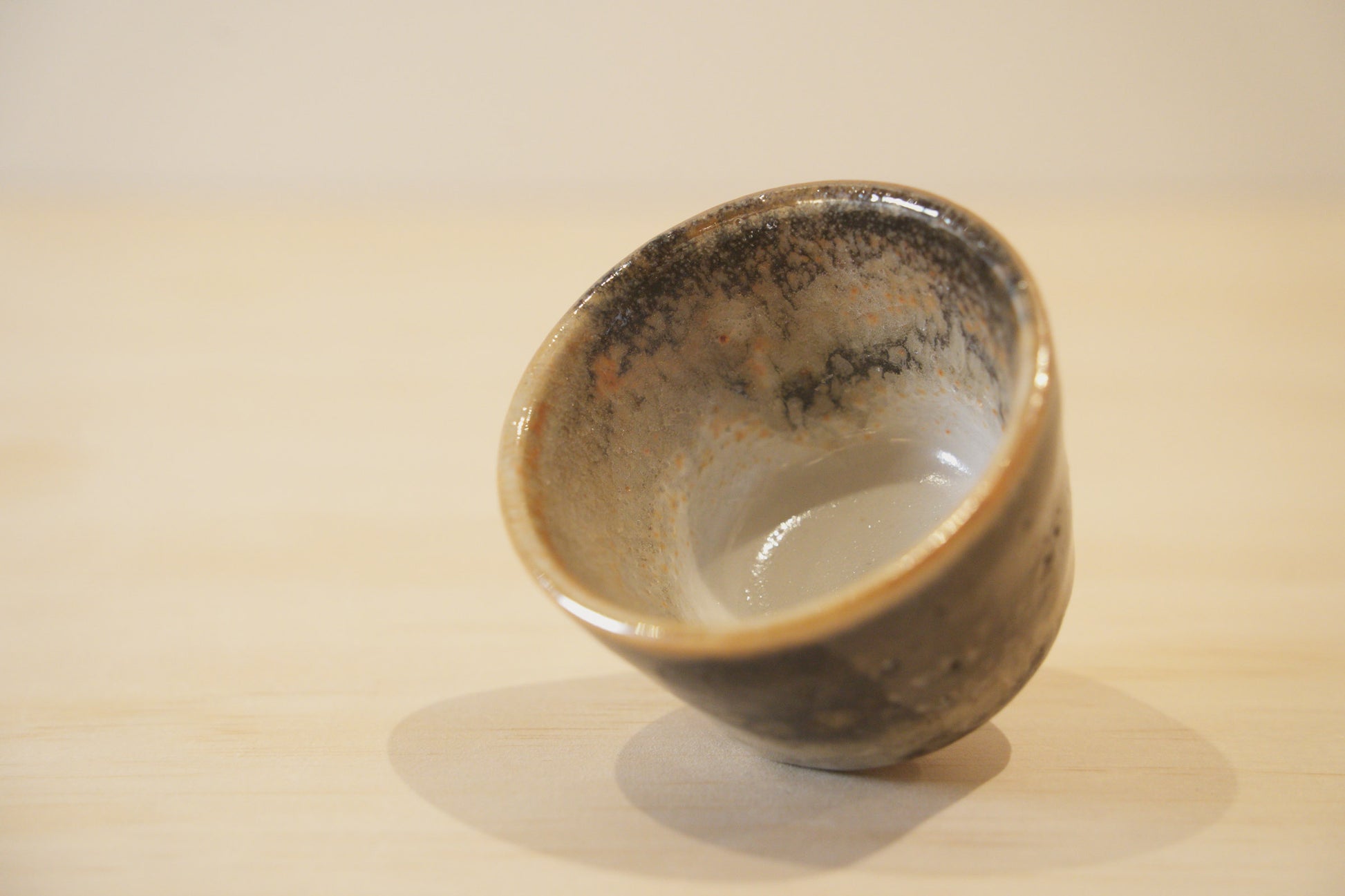 Handcrafted Tea Cup | 70mL | Night | Shino Tea Cup
