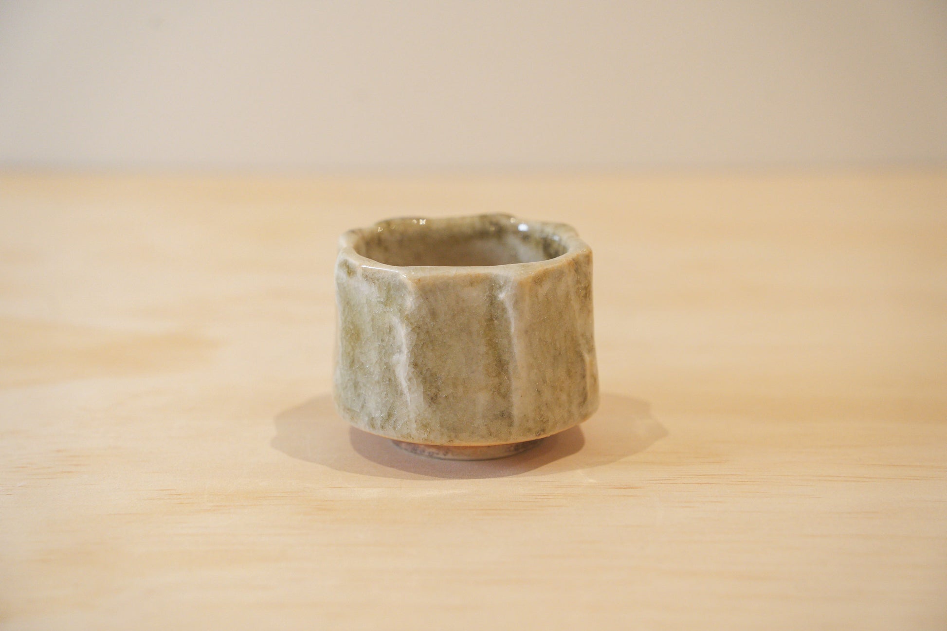 Handcrafted Tea Cup | 80mL | Floating Shadows | Shino Tea Cup