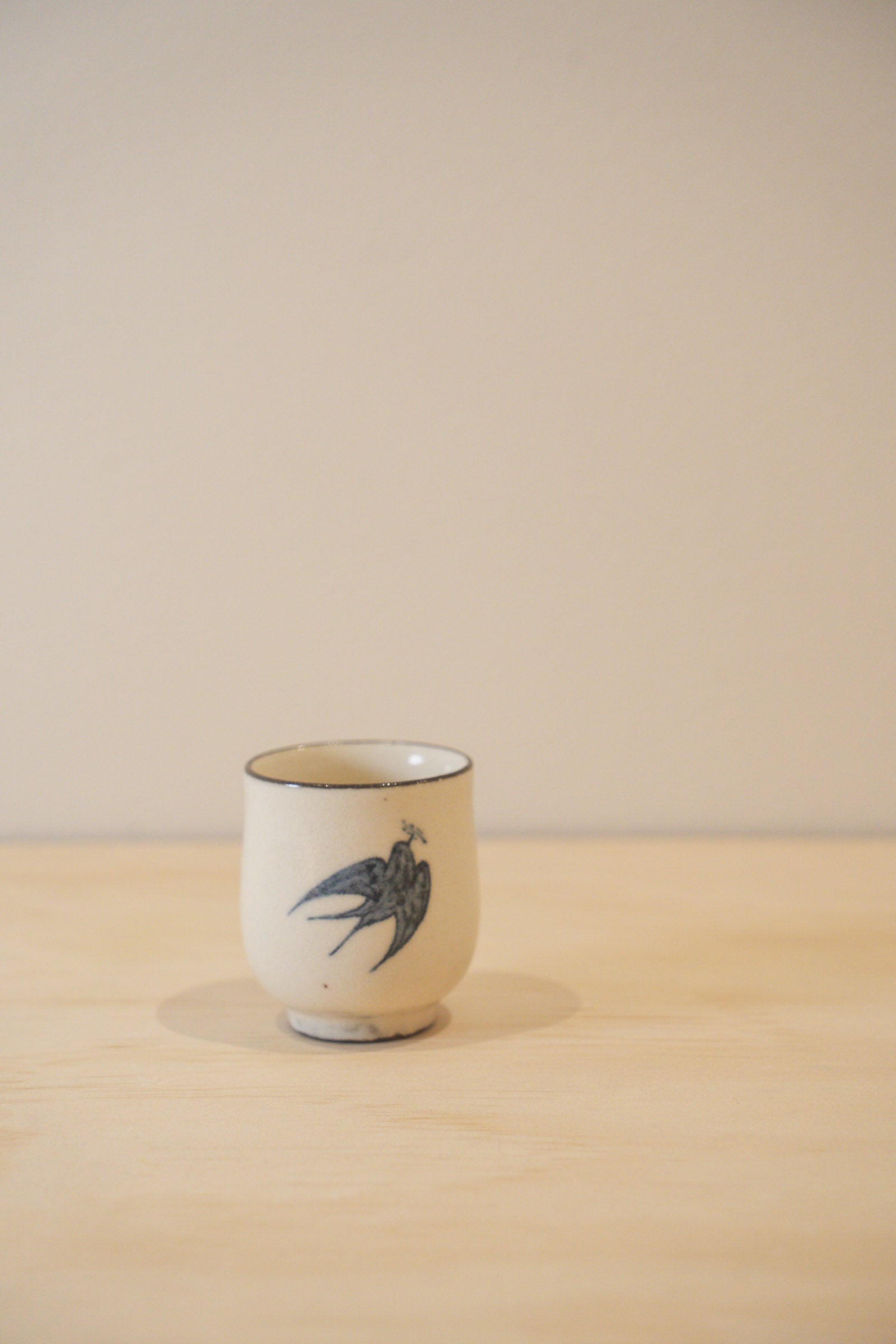 Handcrafted Tea Cup | 75mL | Swallow Dance