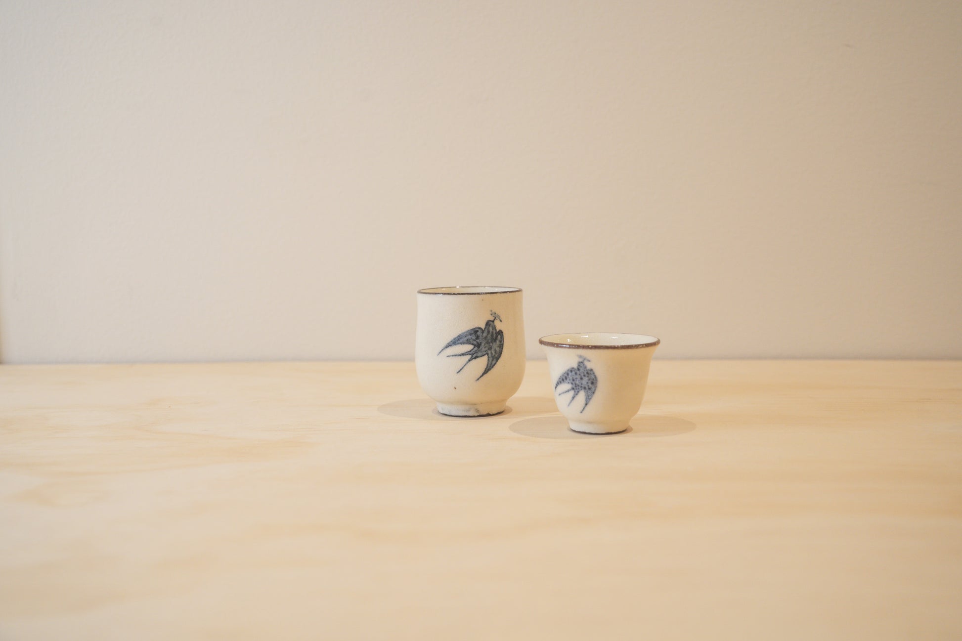 Handcrafted Tea Cup | 75mL | Swallow Dance
