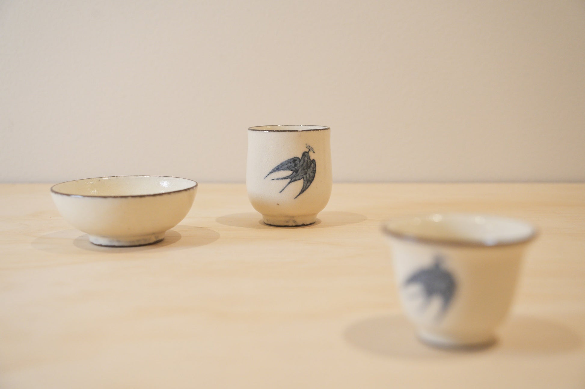 Handcrafted Tea Cup | 75mL | Swallow Dance