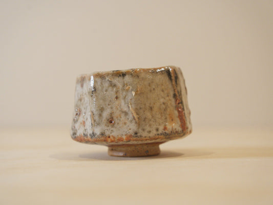 Handcrafted Tea Cup | 90mL | Ancient Rock | Shino Tea Cup