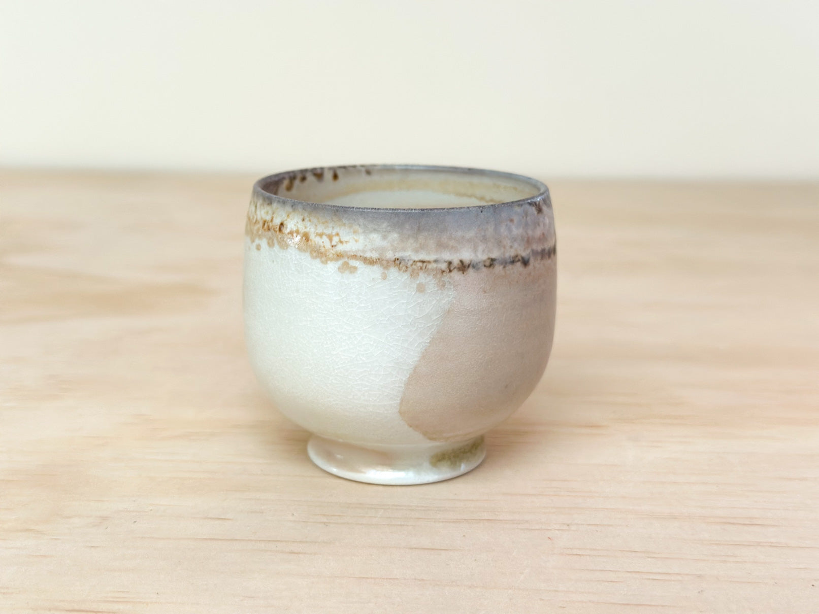 Light Purple Mist 紫气 | 120mL | Handcrafted Wood-Fired | Tea Cup, tea cups, teacups, coffee cup, mugs, tableware, drinkware, woodfired, handcrafted cup
