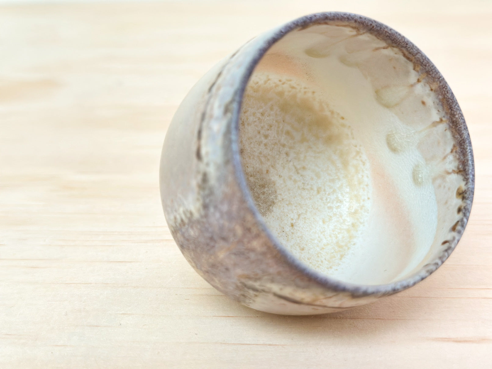 Light Purple Mist 紫气 | 120mL | Handcrafted Wood-Fired | Tea Cup, tea cups, teacups, coffee cup, mugs, tableware, drinkware, woodfired, handcrafted cup