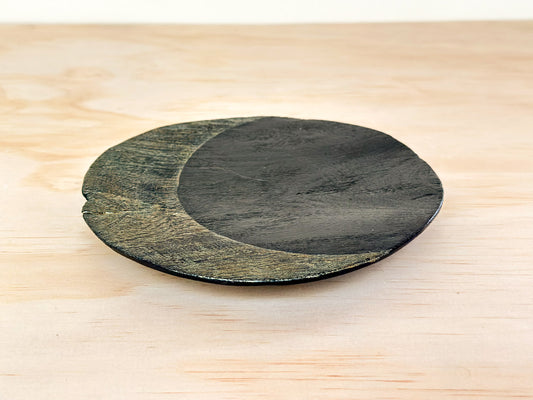 Moonlit Reverie | 月之遐想 | Handcrafted Wood Plate | Saucer, tea cups, teacups, coffee cup, mugs, tableware, drinkware, woodfired, handcrafted cup