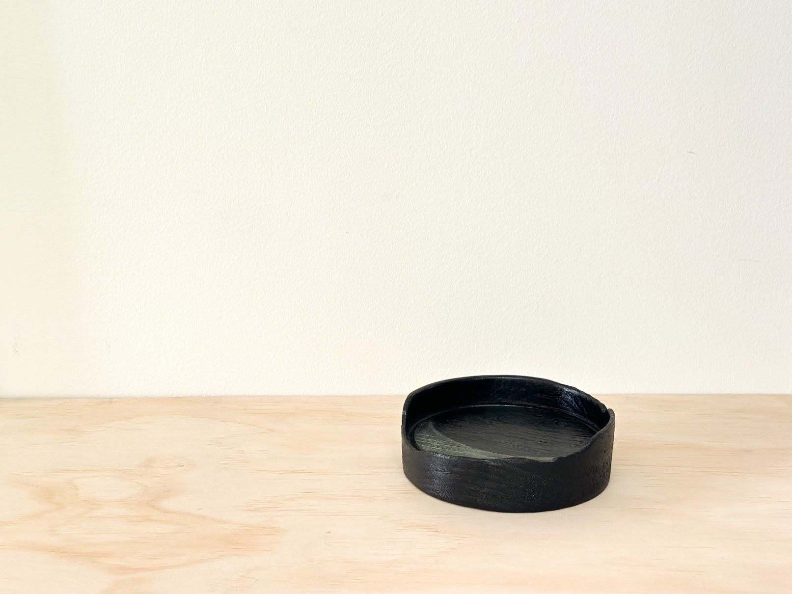 Moonlit Zen | 月光禅意 | Handcrafted Wood Plate | Saucer, tea cups, teacups, coffee cup, mugs, tableware, drinkware, woodfired, handcrafted cup