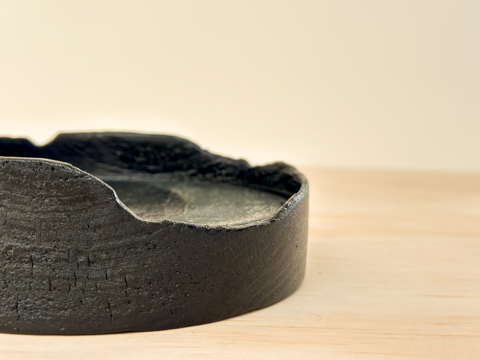 Moonlit Zen | 月光禅意 | Handcrafted Wood Plate | Saucer, tea cups, teacups, coffee cup, mugs, tableware, drinkware, woodfired, handcrafted cup