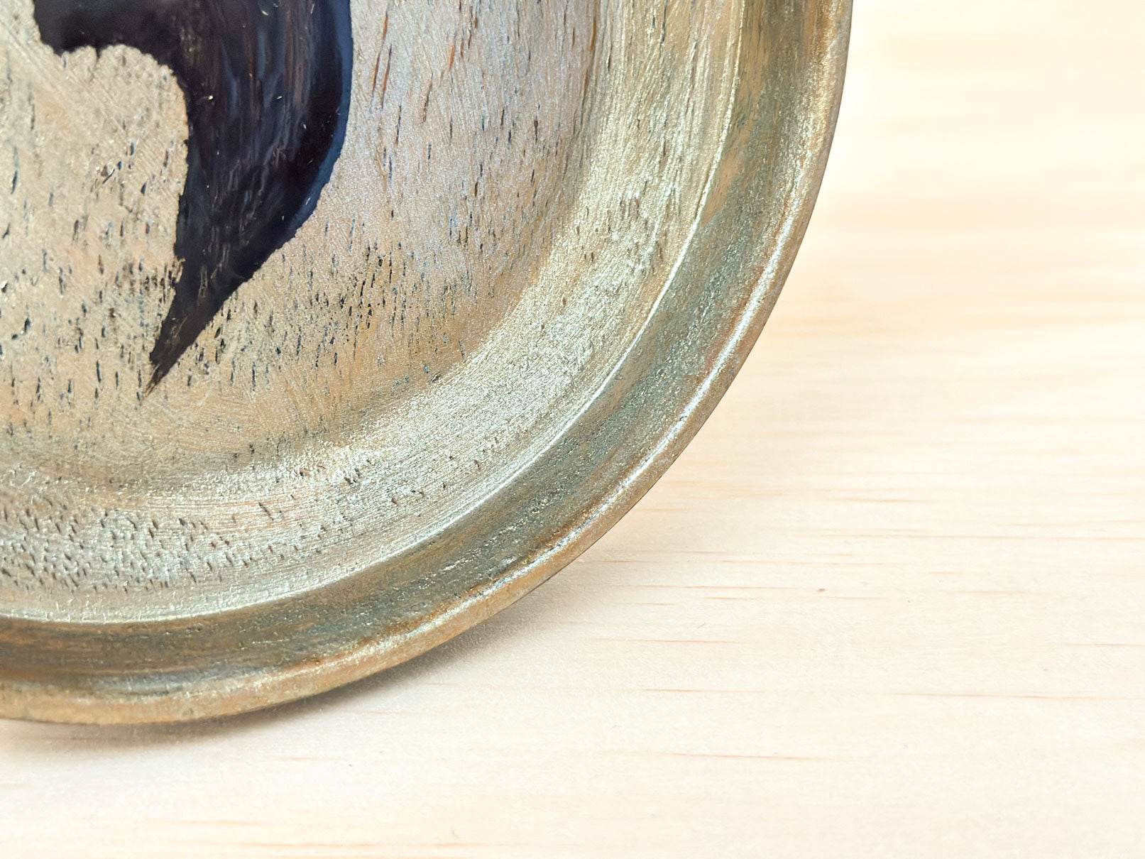 Silver Comet | 银色彗星 | Handcrafted Wood Plate | Saucer, tea cups, teacups, coffee cup, mugs, tableware, drinkware, woodfired, handcrafted cup