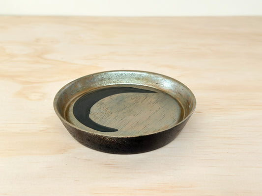 Silver Night | 银夜 | Handcrafted Wood Plate | Saucer, tea cups, teacups, coffee cup, mugs, tableware, drinkware, woodfired, handcrafted cup