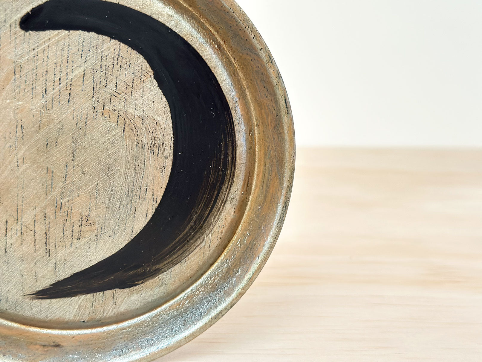 Silver Night | 银夜 | Handcrafted Wood Plate | Saucer, tea cups, teacups, coffee cup, mugs, tableware, drinkware, woodfired, handcrafted cup