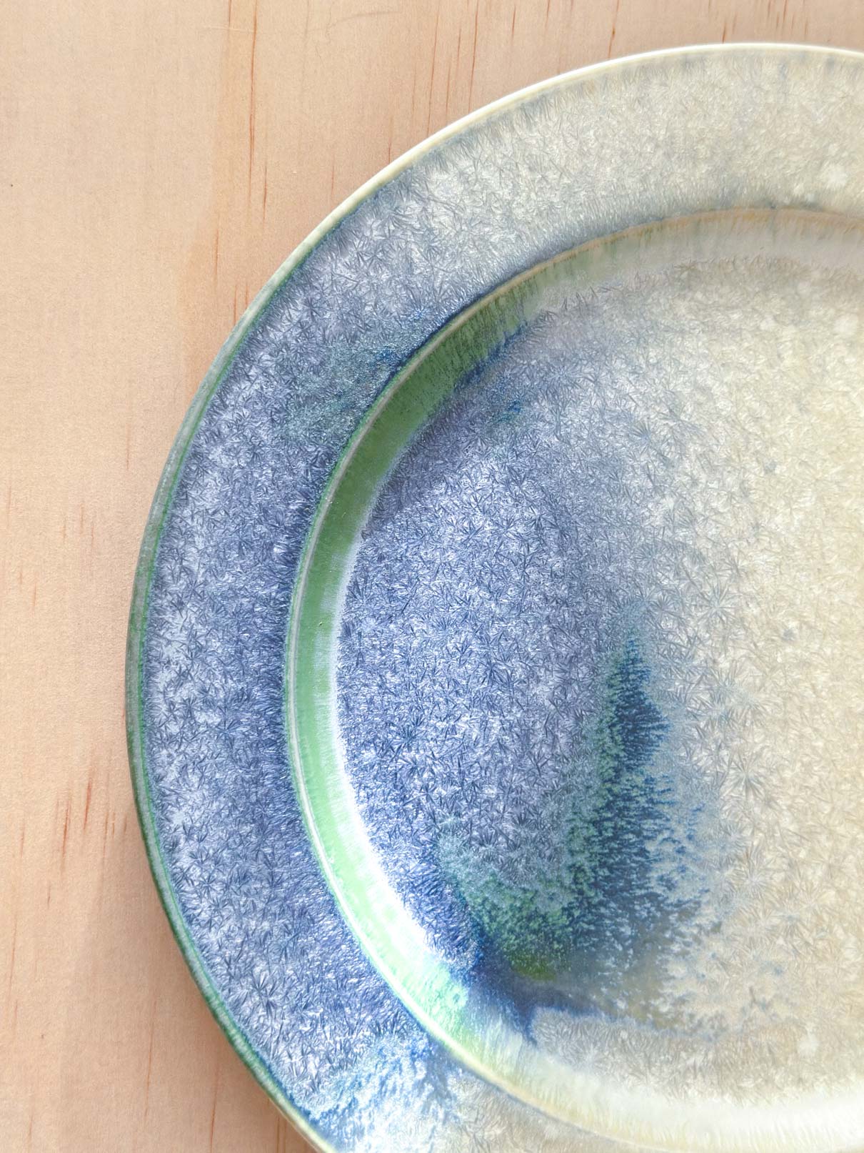 Snowing Pine Forest | 雪落松林 | Handcrafted Ceramic Plate | Dinnerware | Tableware, tea cups, teacups, coffee cup, mugs, tableware, drinkware, woodfired, handcrafted cup