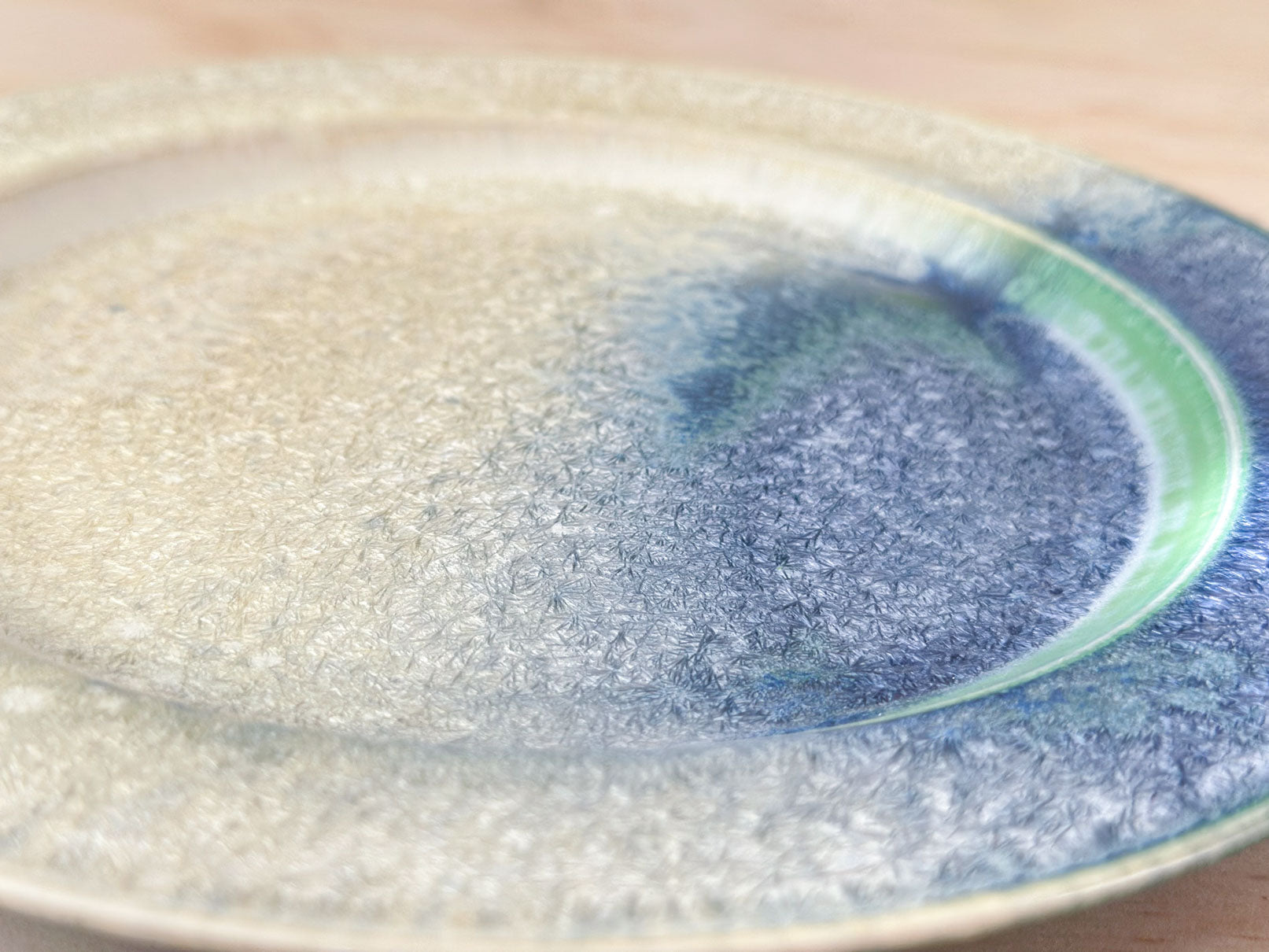 Snowing Pine Forest | 雪落松林 | Handcrafted Ceramic Plate | Dinnerware | Tableware, tea cups, teacups, coffee cup, mugs, tableware, drinkware, woodfired, handcrafted cup