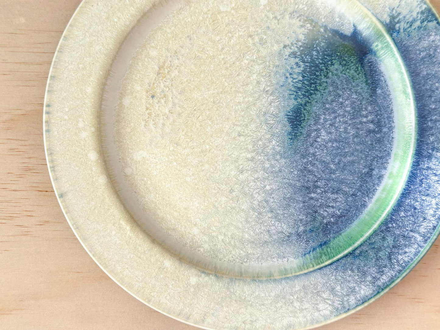 Snowing Pine Forest | 雪落松林 | Handcrafted Ceramic Plate | Dinnerware | Tableware, tea cups, teacups, coffee cup, mugs, tableware, drinkware, woodfired, handcrafted cup