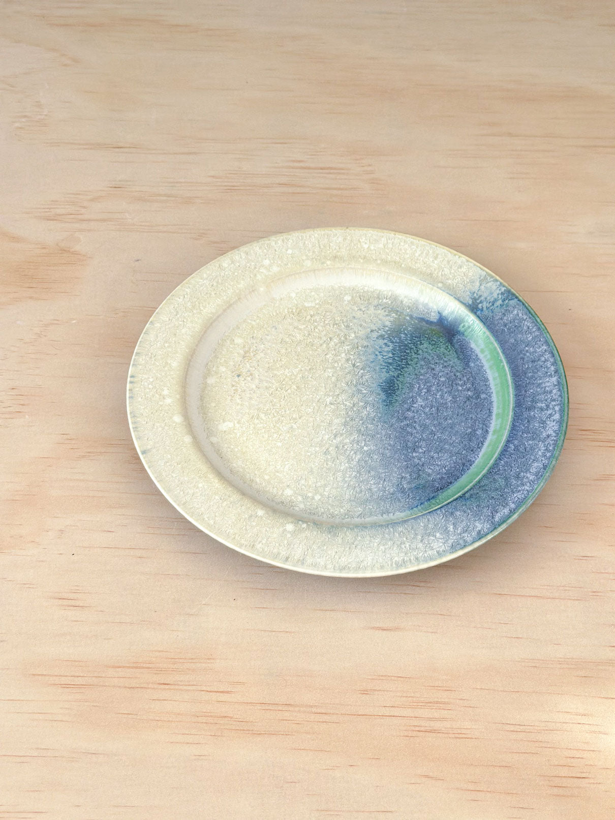 Snowing Pine Forest | 雪落松林 | Handcrafted Ceramic Plate | Dinnerware | Tableware, tea cups, teacups, coffee cup, mugs, tableware, drinkware, woodfired, handcrafted cup