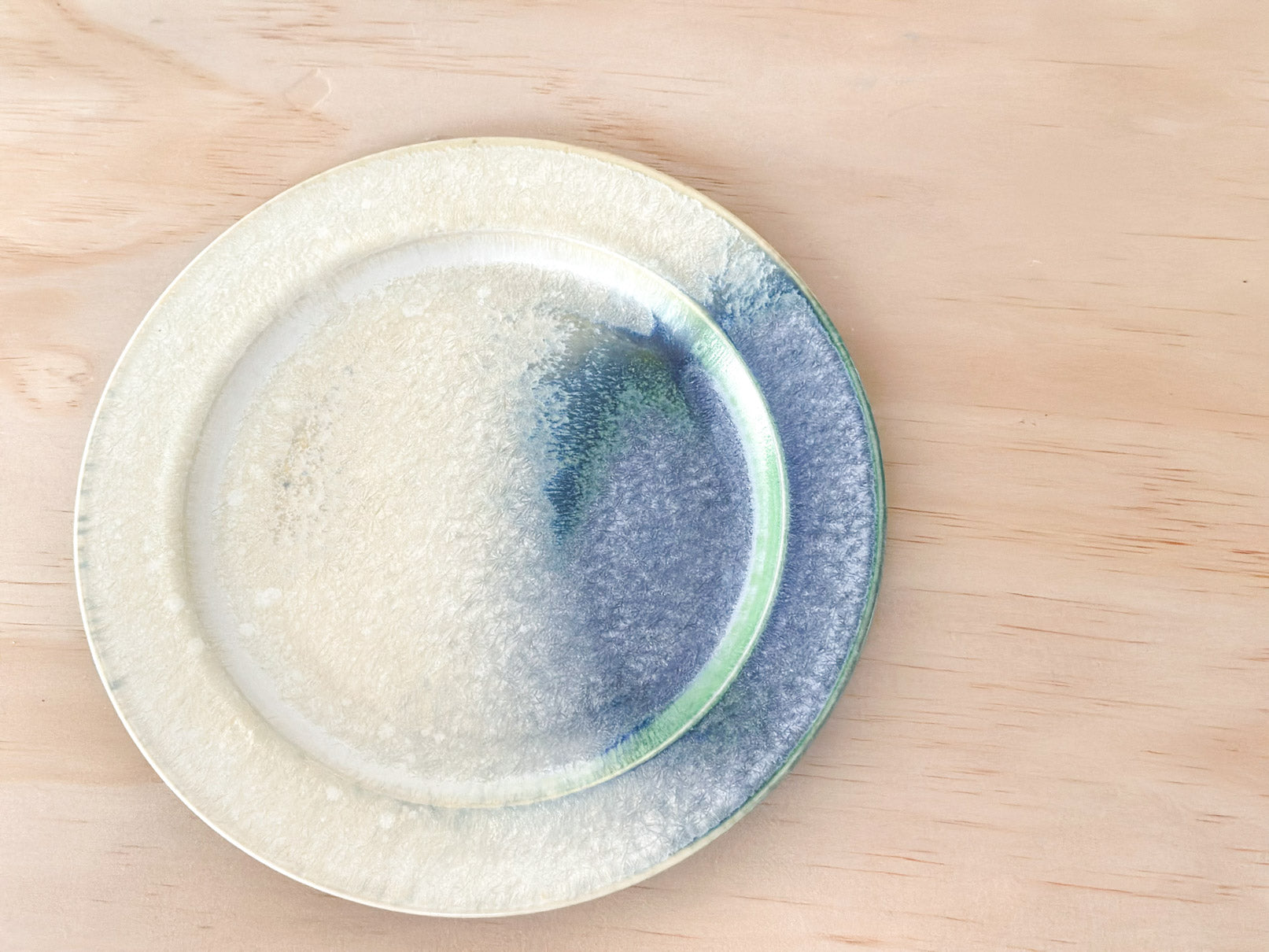 Snowing Pine Forest | 雪落松林 | Handcrafted Ceramic Plate | Dinnerware | Tableware, tea cups, teacups, coffee cup, mugs, tableware, drinkware, woodfired, handcrafted cup