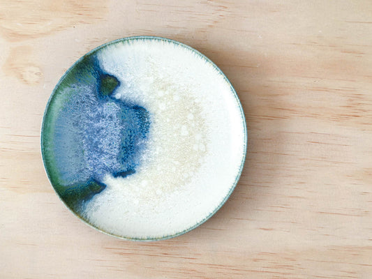 Whispering Glacier | 冰川低语 | Handcrafted Ceramic Plate | Dinnerware | Tableware, tea cups, teacups, coffee cup, mugs, tableware, drinkware, woodfired, handcrafted cup